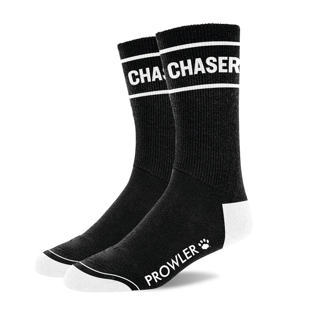 CHASER SOCKS - BLACK/WHITE