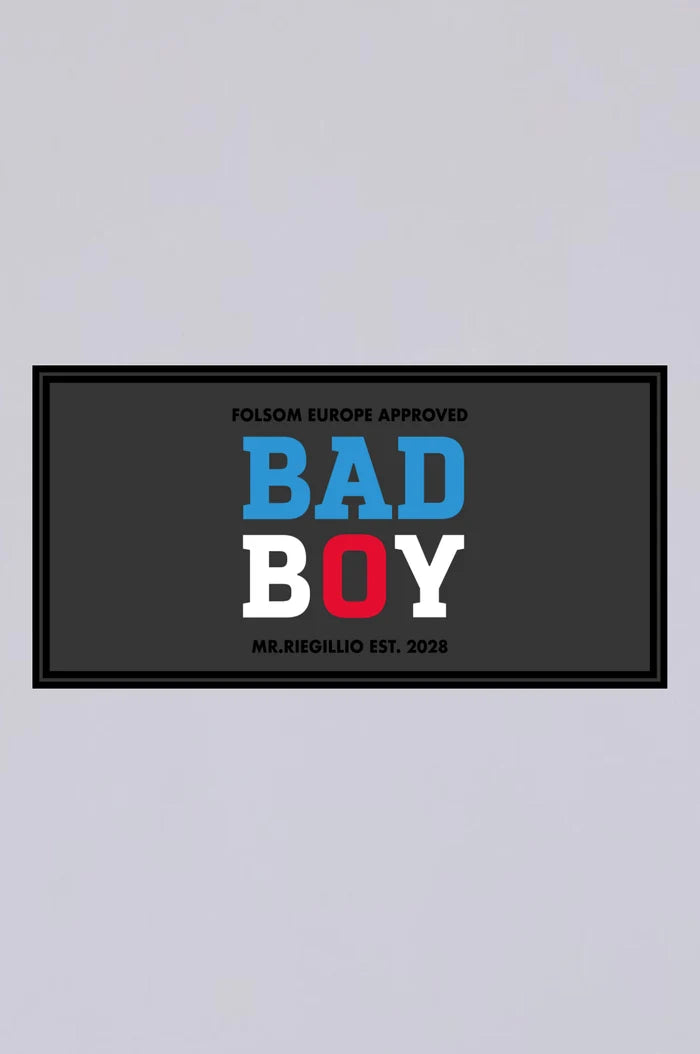 RUBBER VELCRO PATCH - BAD BOY (FOLSOM EDITION)