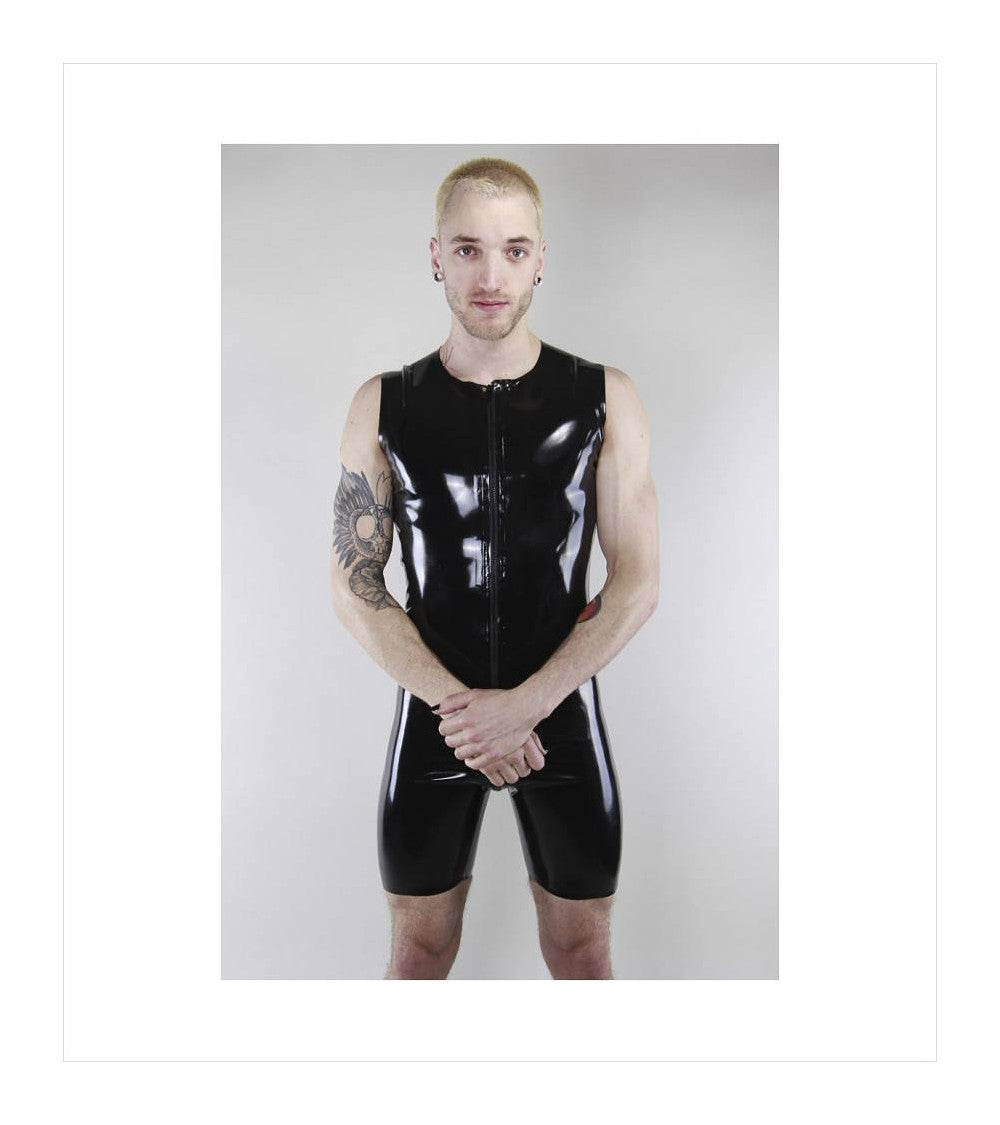 SLEEVELESS SURF SUIT RED