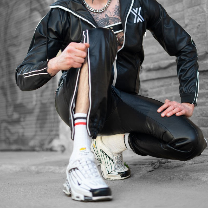 BXR STRETCH SPORTS PANT - BLACK/WHITE
