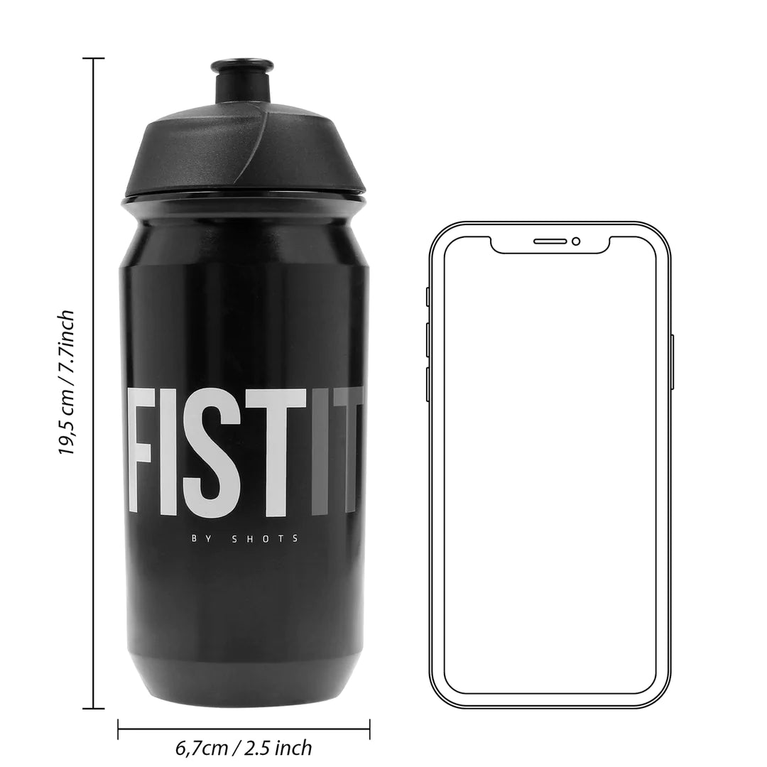 POWDER LUBE - TRAVEL BOTTLE - 17 FL OZ / 500 ML - BLACK