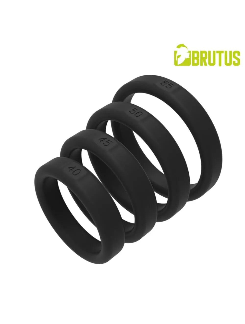 BRUTUS FLAT SLICK - SILICONE COCK RING 45 MM