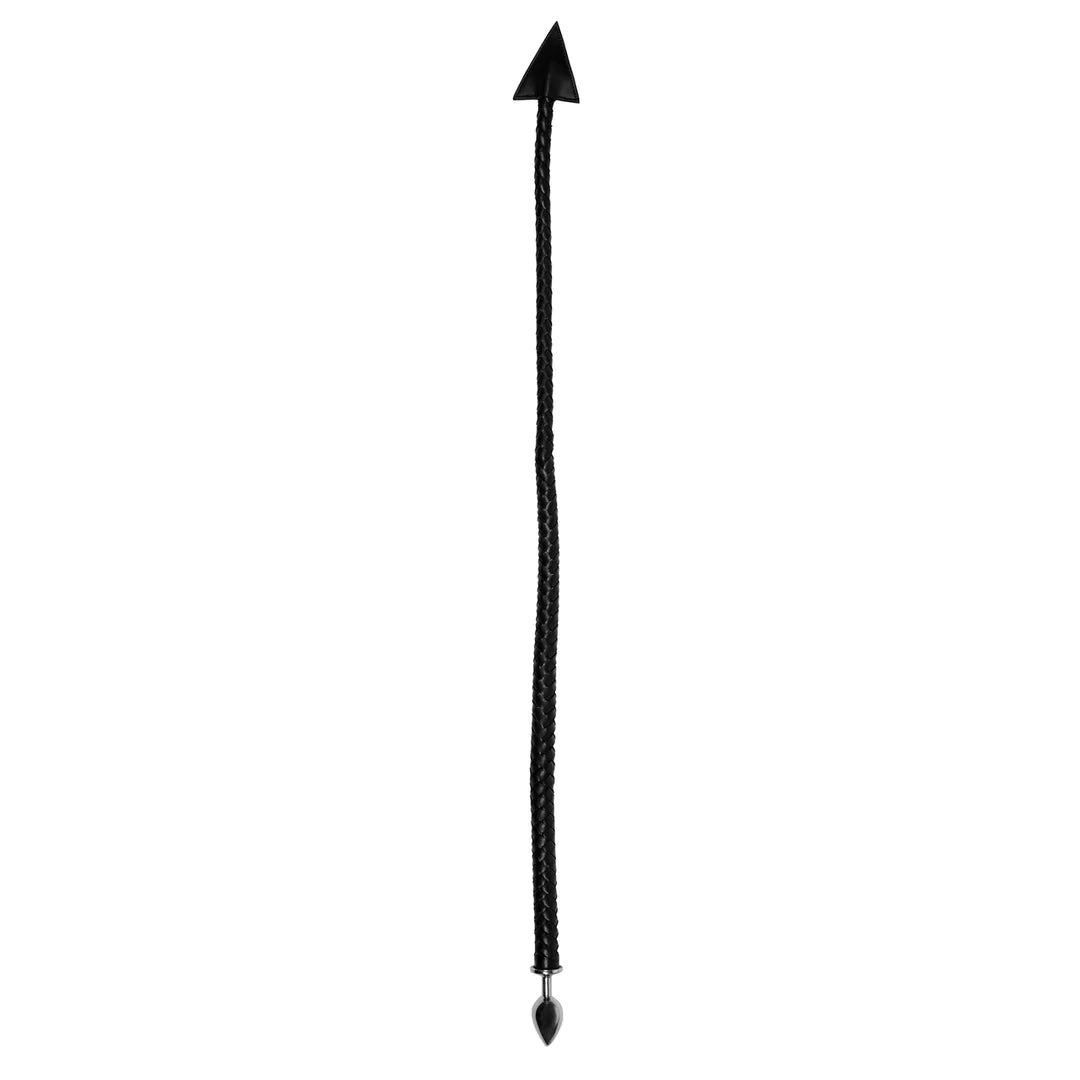 METAL ANAL PLUG DEVIL'S TAIL - BLACK