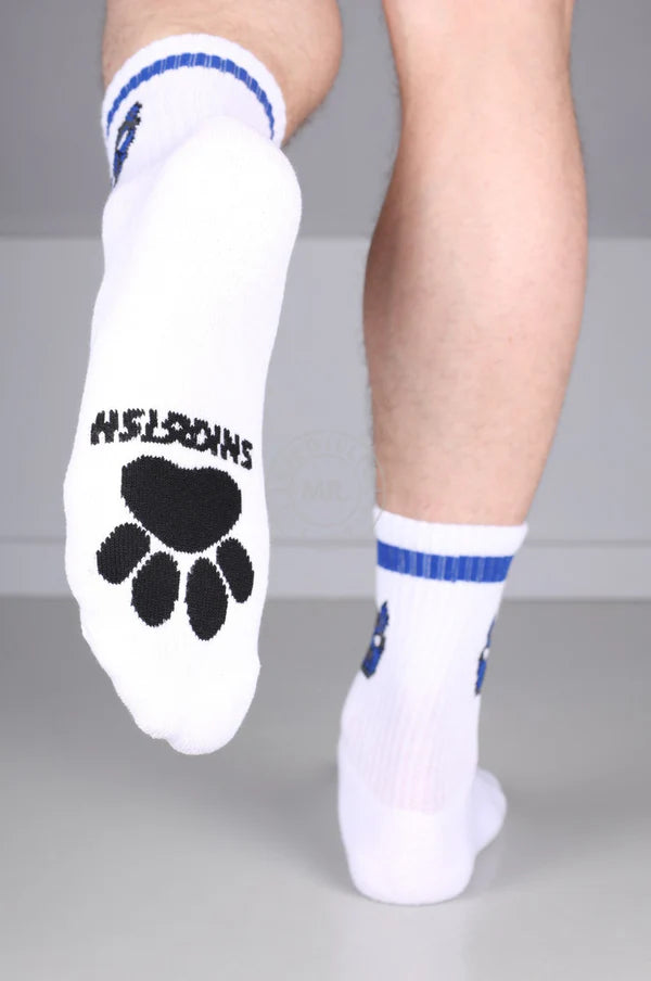 SNKRFTSH PUPPY SOCKS - BLUE