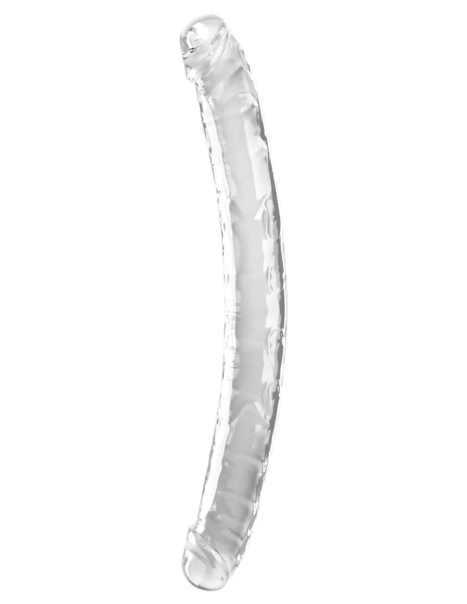 KING COCK 18 INCH DOUBLE DILDO (45,5 CM) - CLEAR
