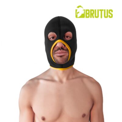 BRUTUS NEOPRENE FACE FUCKER HOOD BLACK