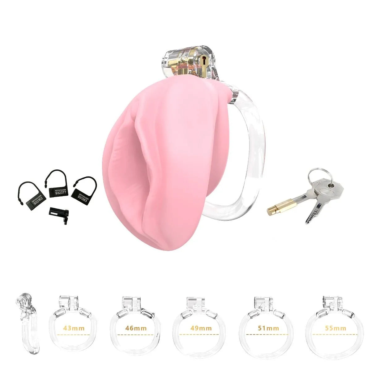 CELLMATE - PUSSYFYER CHASTITY CAGE PINK