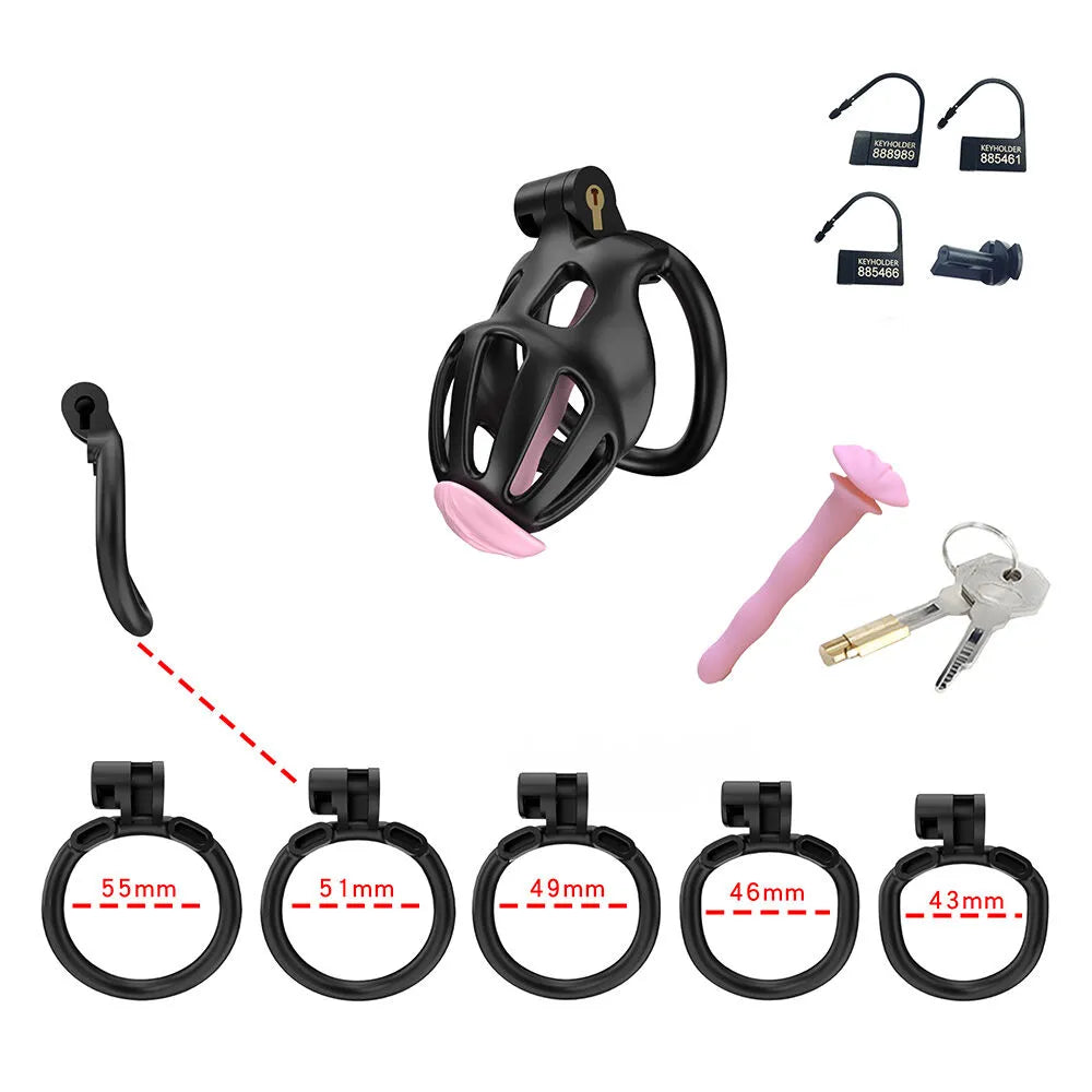 CELLMATE - CENTURION CHASTITY CAGE BLACK SIZE 1