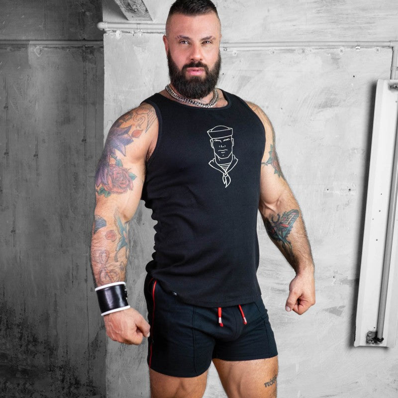 X-VEST GYM CANALÉ - BLACK - SAILOR!