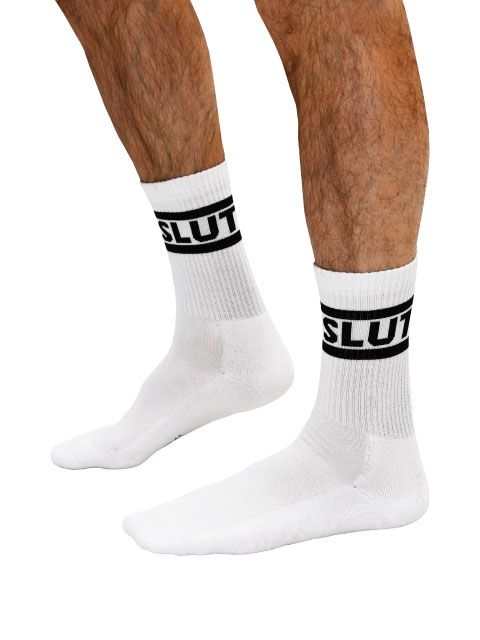MISTER B CREW SOCKS  WHITE