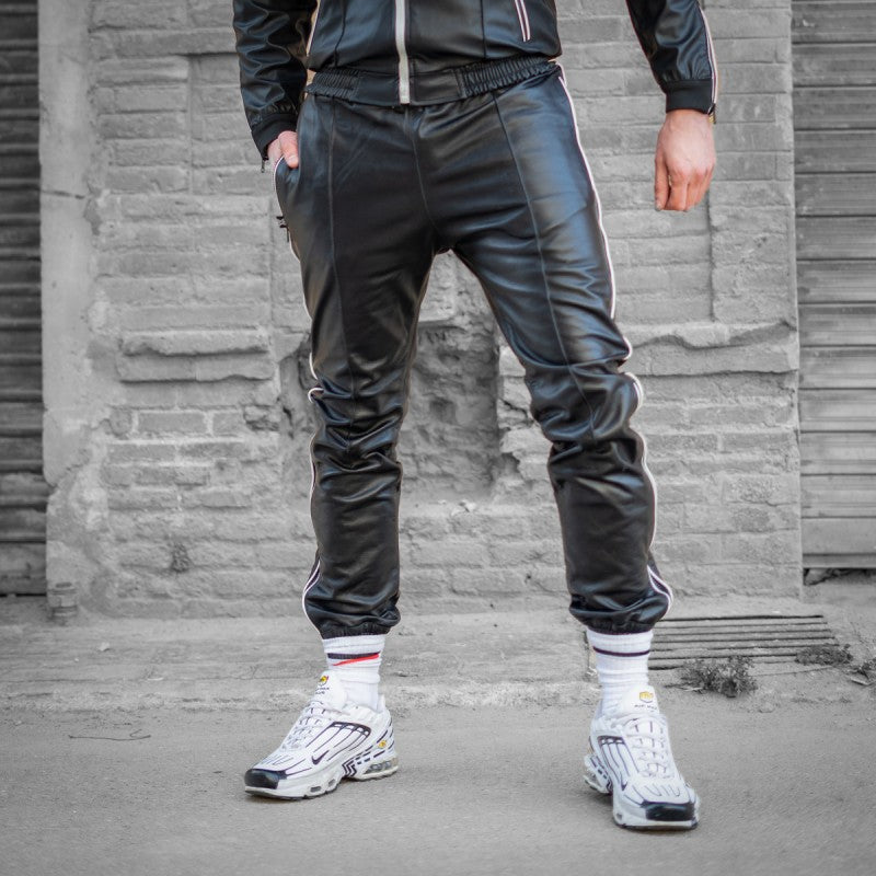 BXR STRETCH SPORTS PANT - BLACK/WHITE