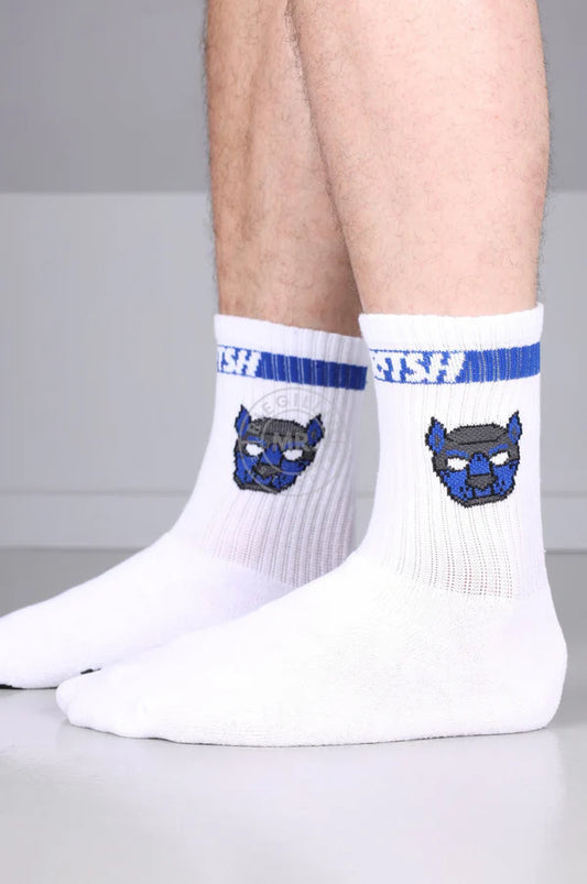 SNKRFTSH PUPPY SOCKS - BLUE