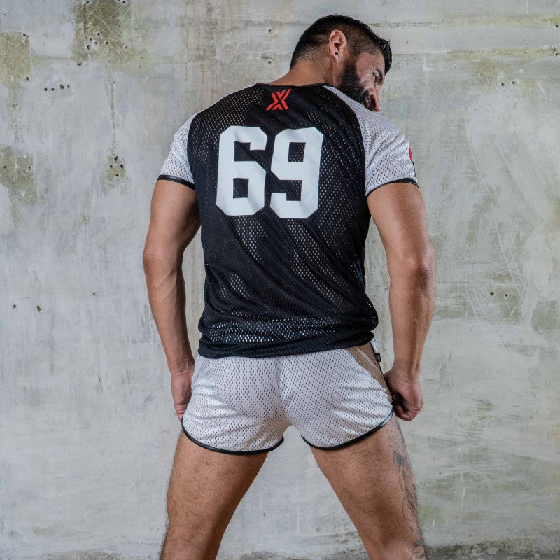 AIRCOOL SHORT - WHITE/BLACK