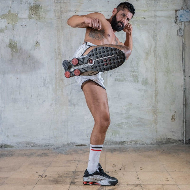 AIRCOOL SHORT - WHITE/BLACK