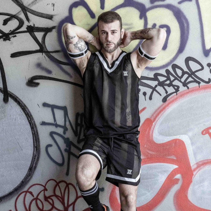 ASSBALL SHORT - C-THRU- BLACK/WHITE