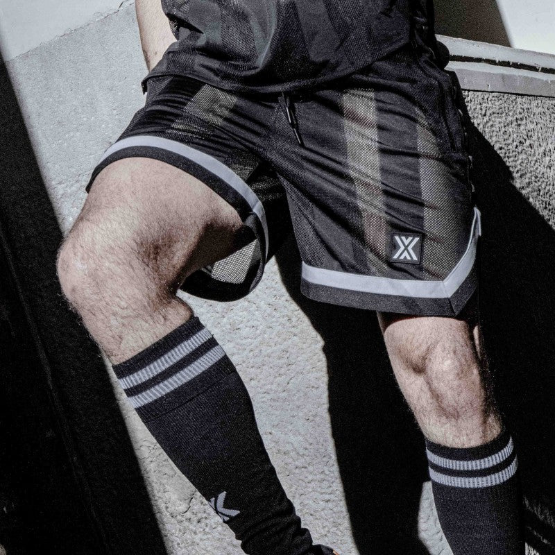 ASSBALL SHORT - C-THRU- BLACK/WHITE