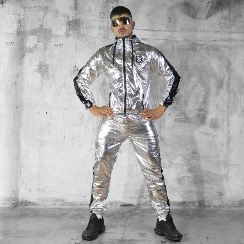 BXR MERCURY JACKET – SILVER/BLACK