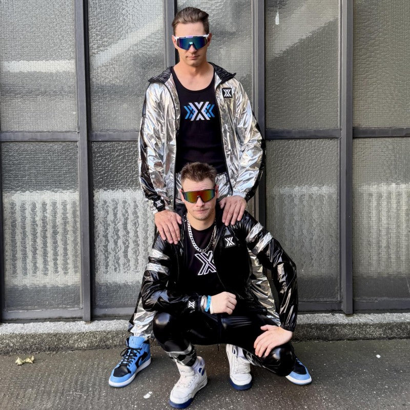 BXR MERCURY JACKET – SILVER/BLACK