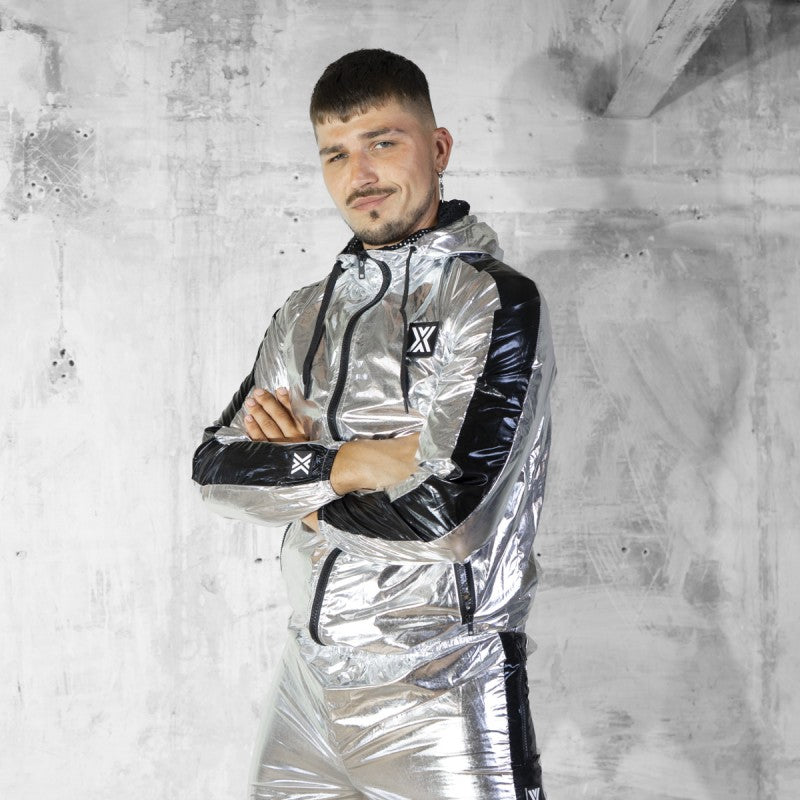 BXR MERCURY JACKET – SILVER/BLACK