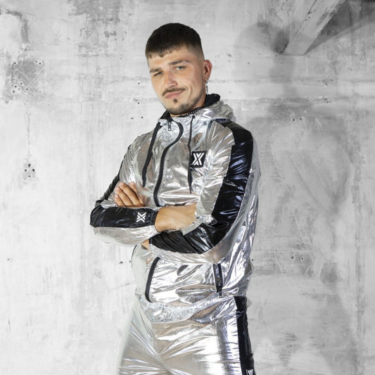 BXR MERCURY JACKET – SILVER/BLACK