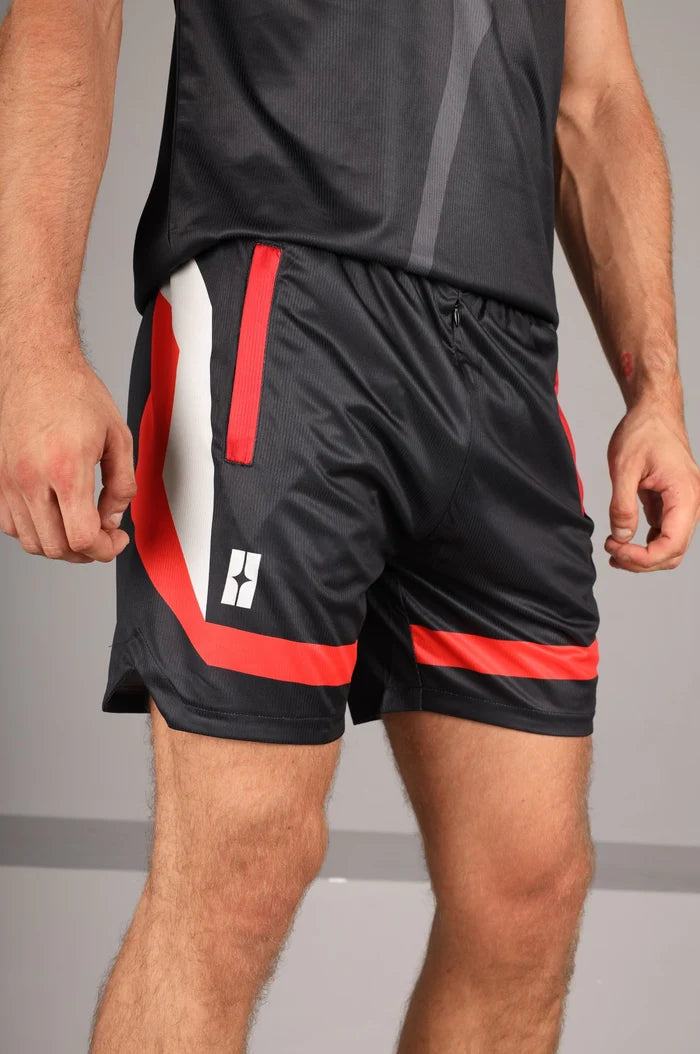 SNKRFTSH SPORTS THRU ZIP SHORT