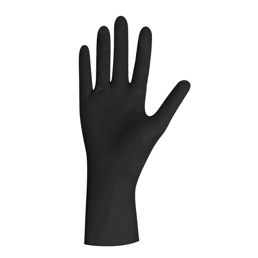 UNIGLOVES SELECT BLACK 300 LONG SURGICAL GLOVES 100 PCS