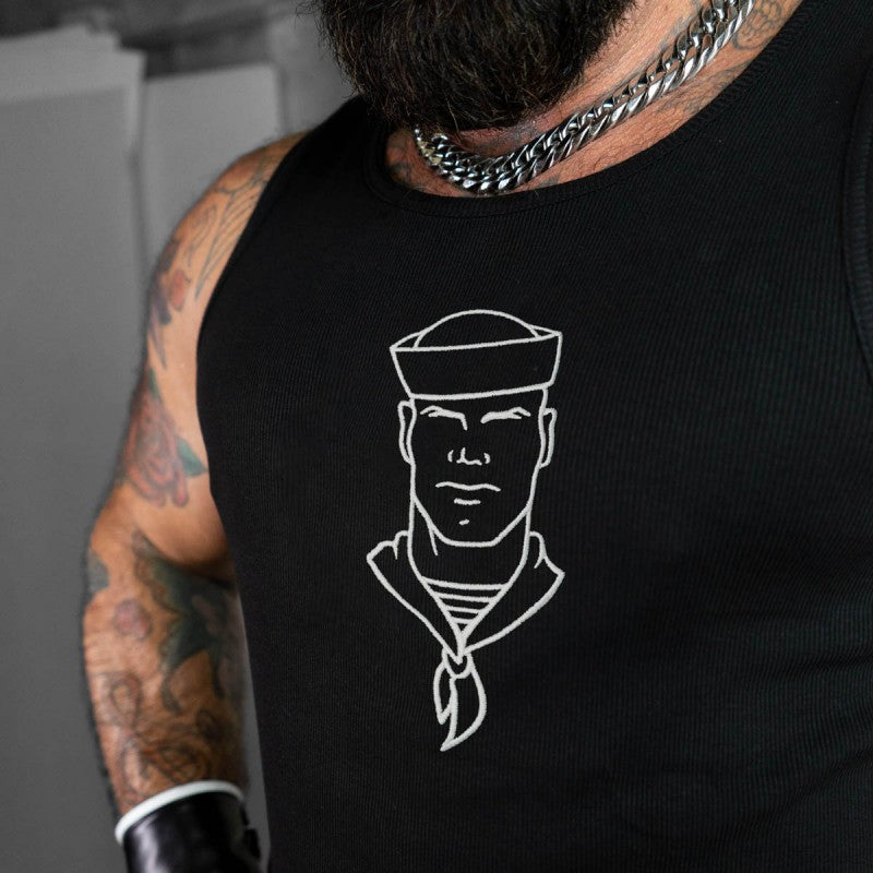 X-VEST GYM CANALÉ - BLACK - SAILOR!