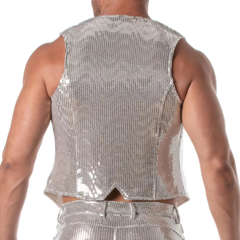 GLITTER CHAIN VEST