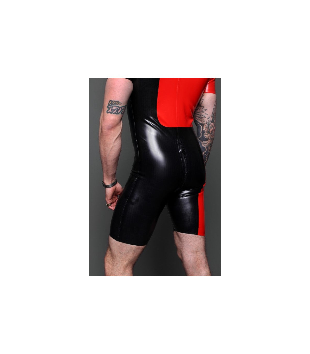 TRITON SUIT BLACK RED