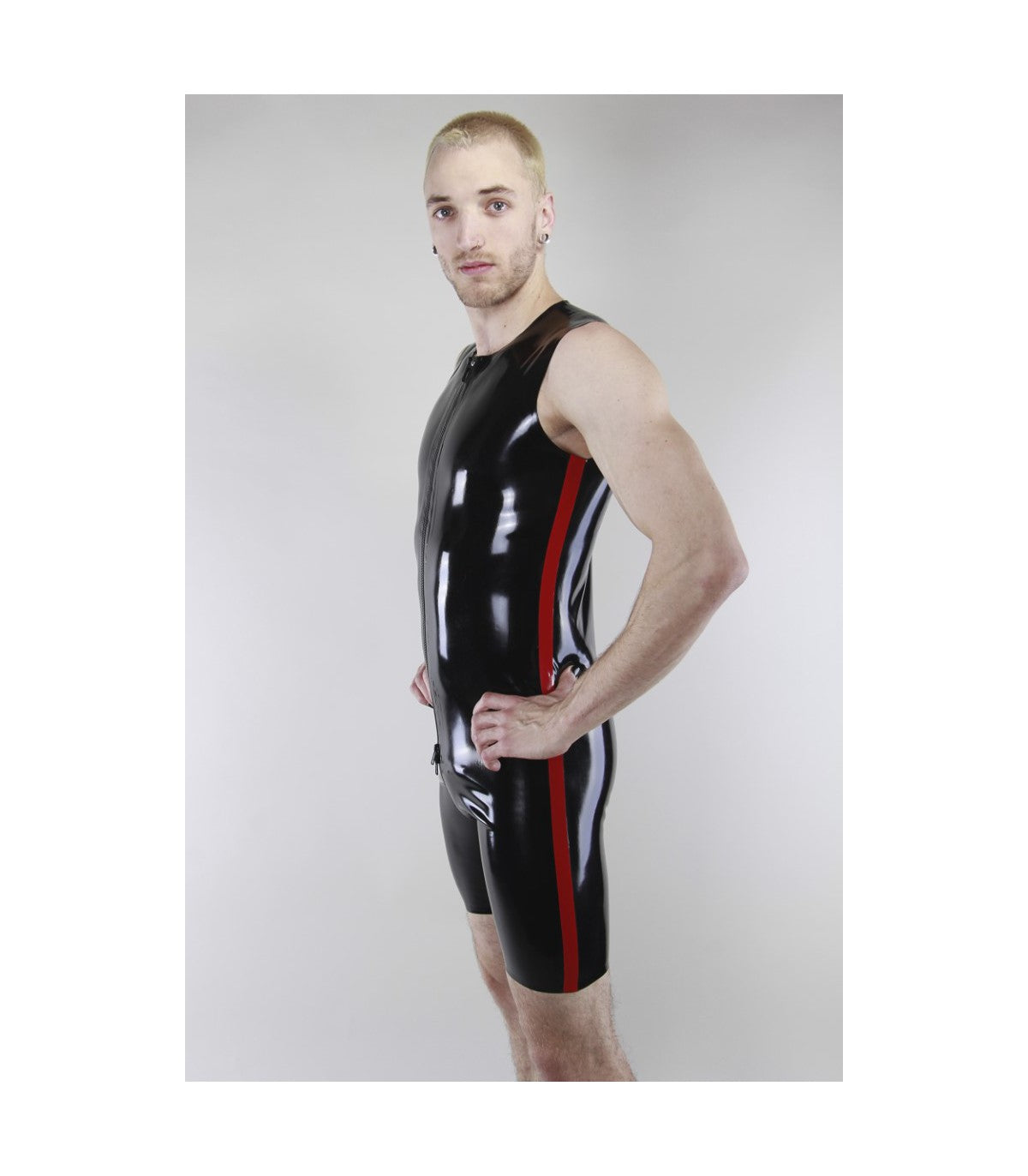 SLEEVELESS SURF SUIT RED