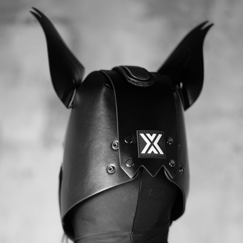 X2 PUP HOOD - BLACK/PINK